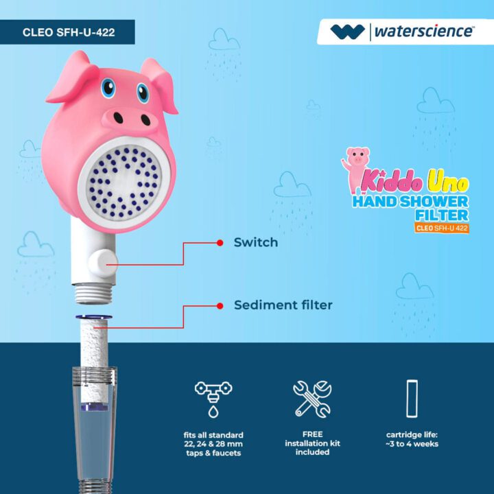 Kiddo UNO Hand Shower Filter for Sediments - Image 3