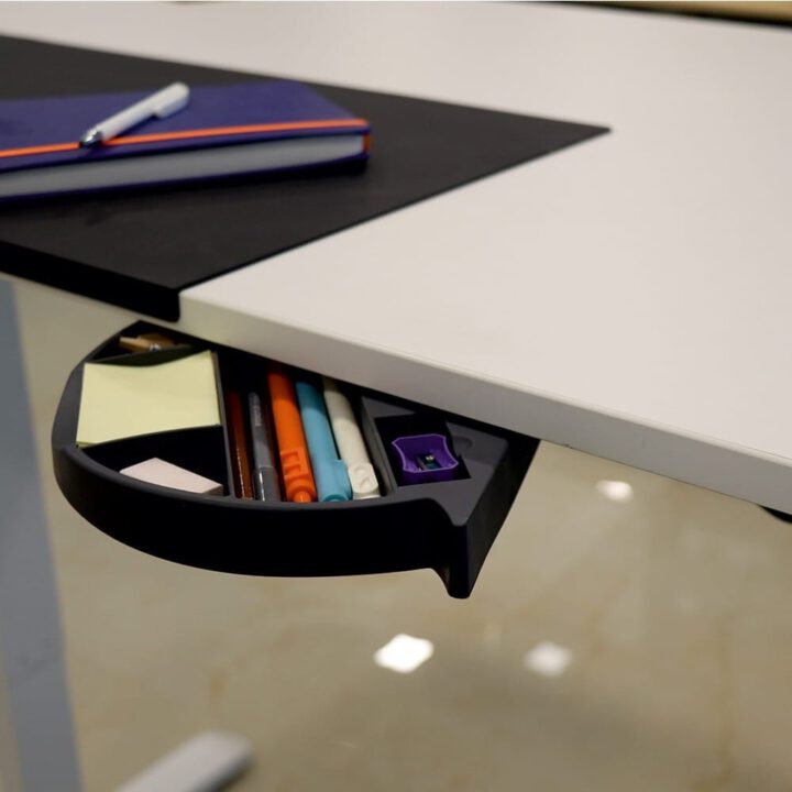 2 work station tray round