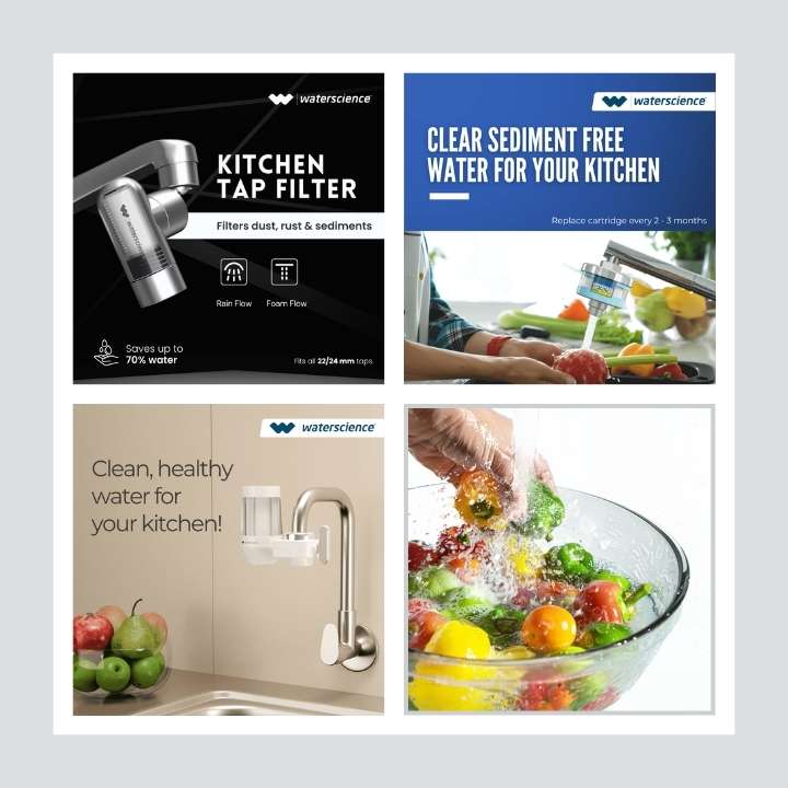 Home 54 WaterScience Kitchen Tap Filters