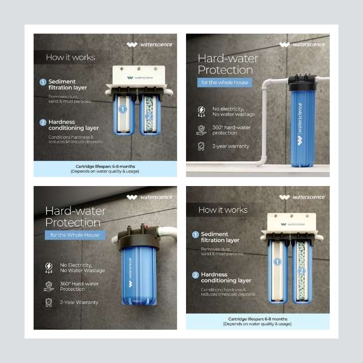 Home 55 WaterScience Mainline Filters