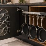 smart pan hanger for kitchen storage ideas