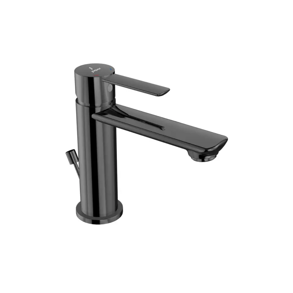 Jaquar Fusion Prime Single Lever Basin Mixer with Popup Waste | FUP-GBP-29051BPM 3 jaquar-fusion-prime-single-lever-basin-mixer-popup-waste-black-chrome