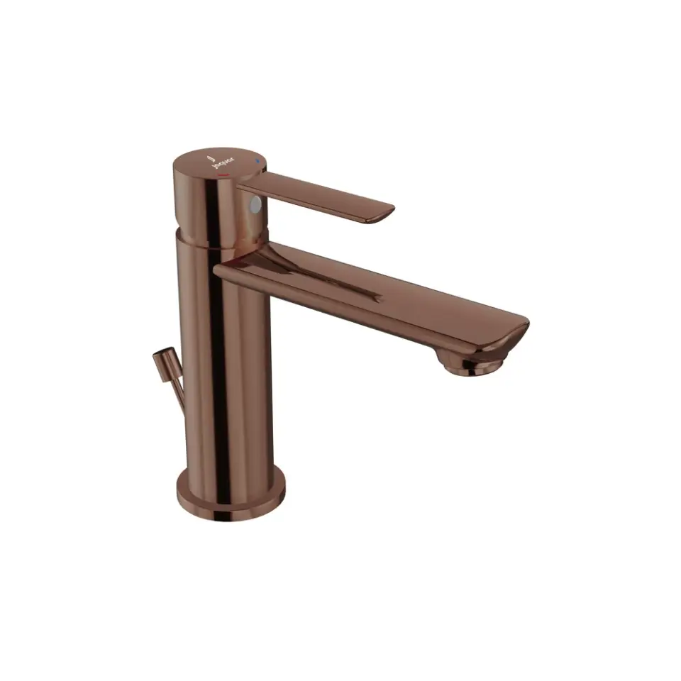 Jaquar Fusion Prime Single Lever Basin Mixer with Popup Waste | FUP-GBP-29051BPM 4 jaquar-fusion-prime-single-lever-basin-mixer-popup-waste-blush-gold-pwd